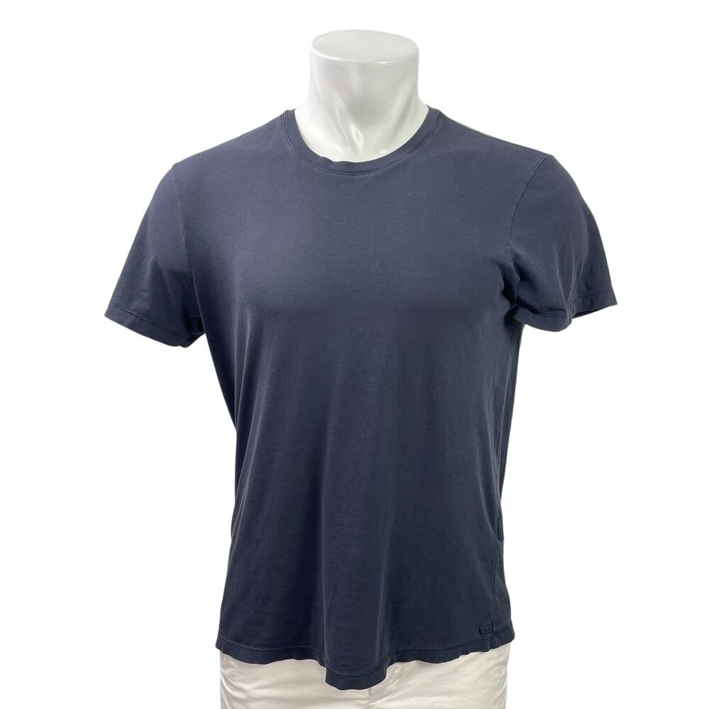 Armani Exchange Men's Navy Blue Short Sleeve Crew Neck T Shirt Tee Top Size L
